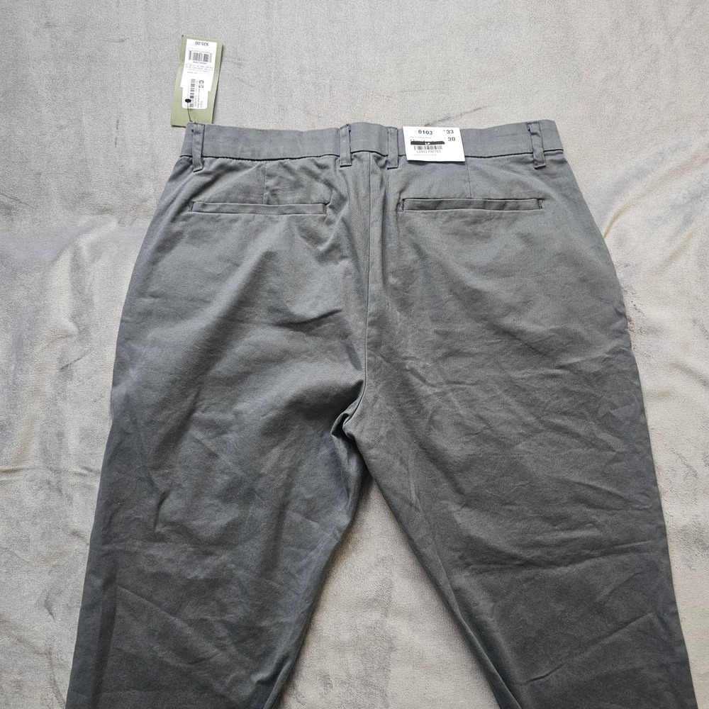 Goodfellow & Co Mens Comfort Wear‎ Chino Pants Gray Stretch 33x30 NWT - Picture 4 of 7